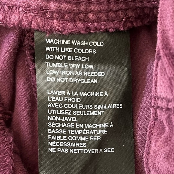 Free People Hit Back Slim Flare Pants Size 0 Button Fly Stretch Cords Velvet - Picture 11 of 15